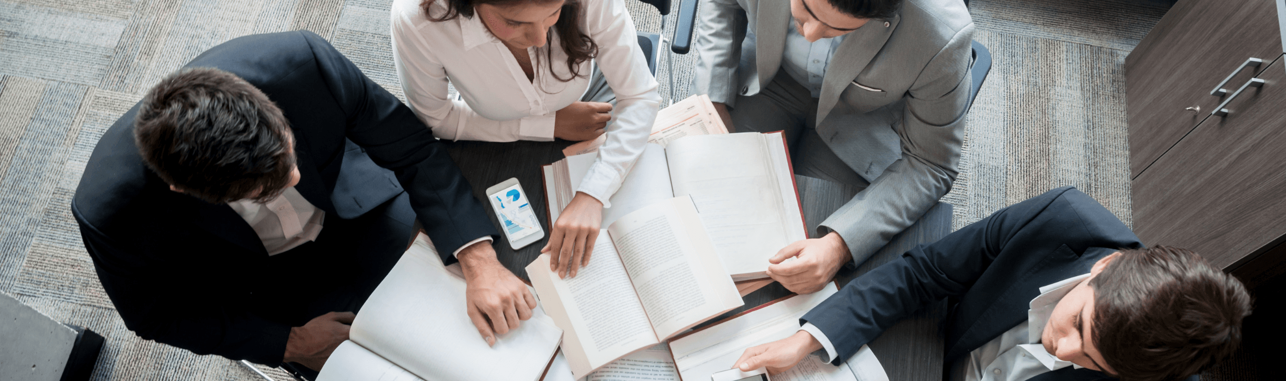 people working together