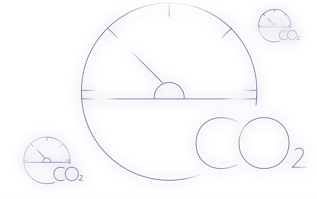 Emissions reduction icons