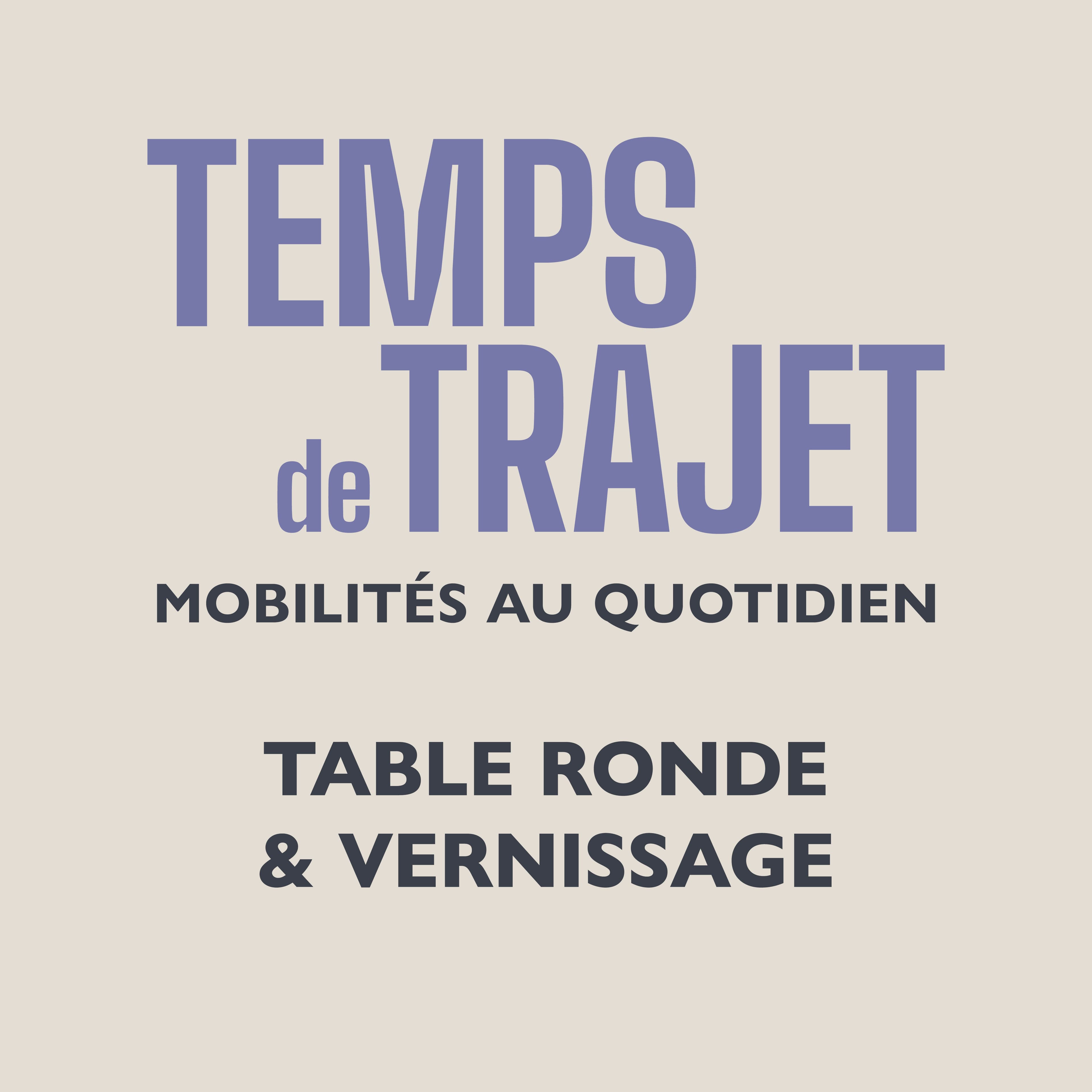 Table ronde et vernissage de l'exposition