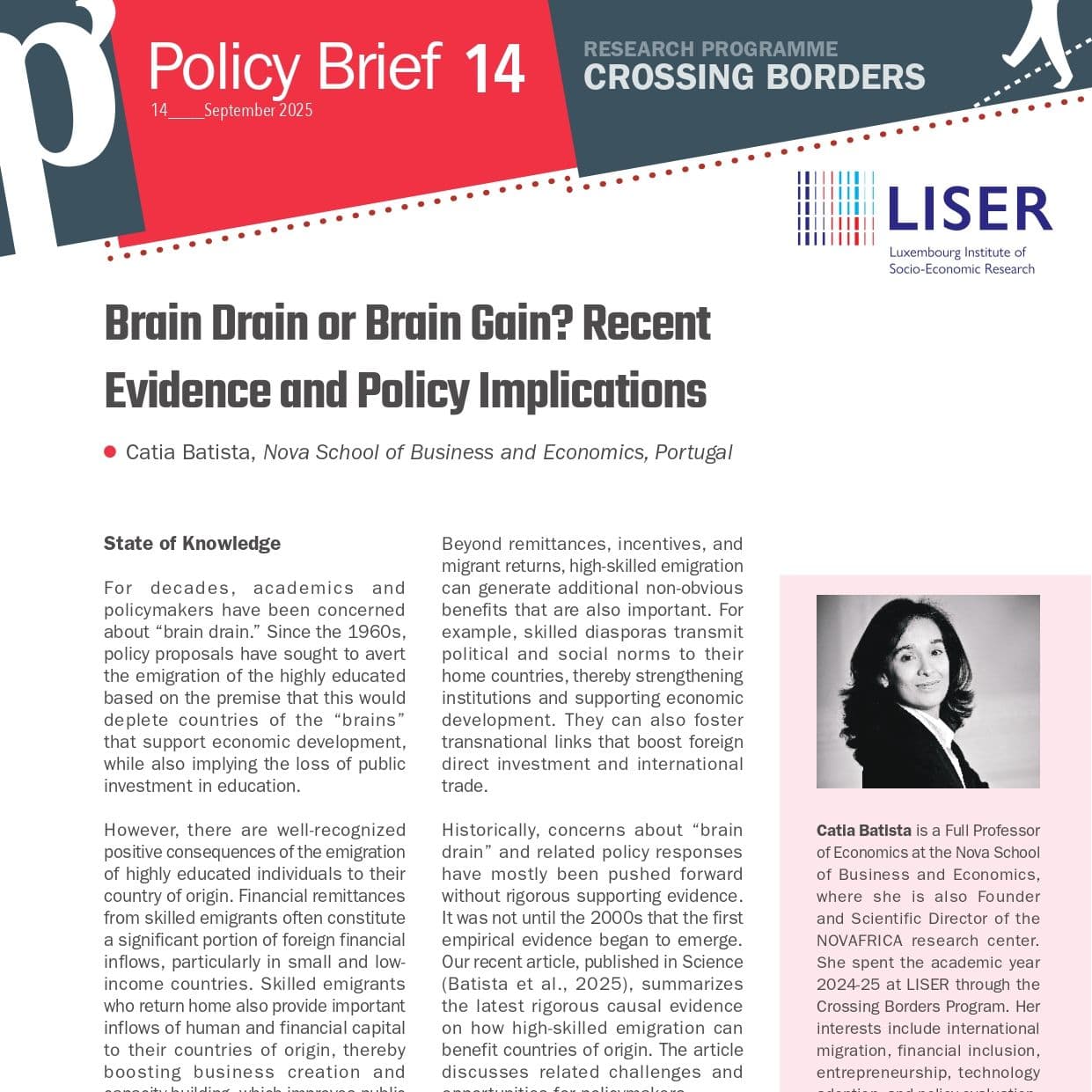 Brain Drain or Brain Gain? Recent Evidence and Policy Implications