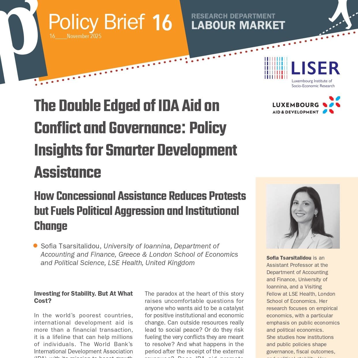 The Double Edged of IDA Aid on Conflict and Governance: Policy Insights for Smarter Development Assistance